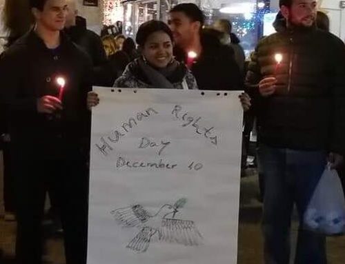 Flashmob in Zagreb, Human Rights Day 2018